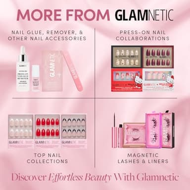 Glamnetic x GLAMZILLA Press On Nails - KILLAZILLA | Short Almond Tortoiseshell Fake Nails with French Tips, Salon Quality | 15 Sizes - 30 Nail Kit with Glue - Image 6