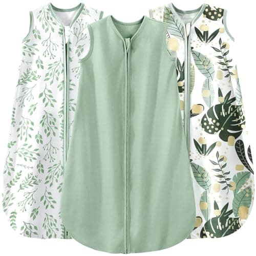 Yoofoss Baby Sleep Sack 18-24 Months Baby Wearable Blanket 100% Organic Cotton 2-Way Zipper TOG 0.5 Toddler Sleeping Sack Lightweight - Image 1