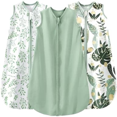 Yoofoss Baby Sleep Sack 18-24 Months Baby Wearable Blanket 100% Organic Cotton 2-Way Zipper TOG 0.5 Toddler Sleeping Sack Lightweight - Image 1