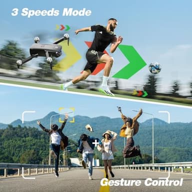 DEERC Drone with Camera 1080P, D20S FPV Mini Drones for Kids Adults Beginner; Foldable RC Quadcopter with Brushless Motor, 2 Batteries, Altitude Hold, Optical Flow, 3D Flips, Toy Gifts for Boys Girls - Image 7