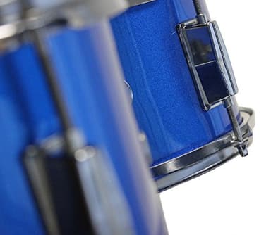 Music Alley 3 Piece Kids Drum Set with Throne, Cymbal, Pedal & Drumsticks, Blue, (DBJK02) - Image 6