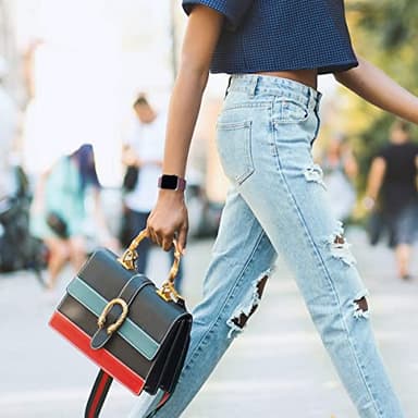 6 Pack Sport Bands Compatible with Apple Watch Band 38mm 40mm 41mm 42mm 44mm 45mm 49mm 46mm,Silicone Waterproof Strap Compatible with iWatch Apple Watch Series 10 9 Ultra 8 7 6 5 4 3 2 1 SE Women Men - Image 2