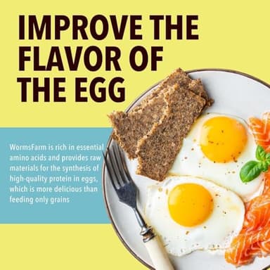 WormsFarm 5lb Dried Mealworms for Chickens Treats for Laying hens,Bluebirds,Quail,Chicken Food - Image 4