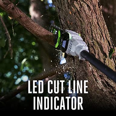 EGO Power+ Pole Saw, Cordless Electric Pole Saw for Tree Trimming with Telescopic LED Cut Line Indicator, Includes 56V 2.5Ah Battery and Charger - PS1001 - Image 3