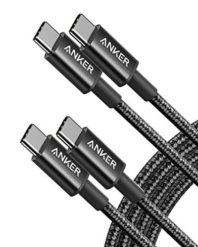 Anker USB C to USB C Cable, Type-C 60W Fast Charging Cable (6 FT, 2Pack) for iPhone 17 Series, iPad mini 6 and More (Black) - Image 1