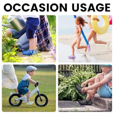 Toddler Clogs Girls Garden Shoes Kids Cartoon Slides Sandals Slippers Unisex Child Beach Water Clogs Indoor Outdoor Purple Toddler Size 9 - Image 6