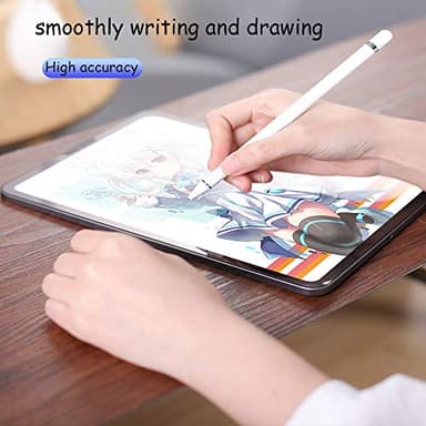 DOGAIN Active Digital Stylus Pen for Touchscreen, Stylus Pencil for Apple iPad mini/Pro/Air, Samsung, iPhone, Android and Most Phone & Tablet, 1.5mm Fine Point Rechargeable Pens - White - Image 4
