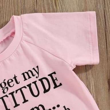 Fernvia Toddler Girls Clothes 1T 2T 3T 4T 5T Summer Outfits Baby Kids Short Sleeve T-Shirt Tops & Camouflage Shorts Sets (B-Pink, 12-18 Months) - Image 5