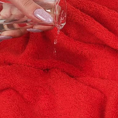 Cotton Paradise 100% Cotton 40x80 Oversized Bath Sheet, Extra Large Turkish Bath Towels for Bathroom, Red Bathsheet - Image 7