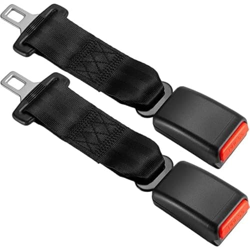 KoovDem 2-PCS Universal Metal Belt - Durable - Extenders Bag Quick Release Buckle for Replacement 14-Inch Belt Buckle - Image 1