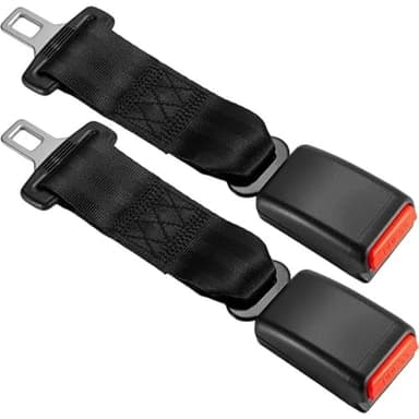 KoovDem 2-PCS Universal Metal Belt - Durable - Extenders Bag Quick Release Buckle for Replacement 14-Inch Belt Buckle - Image 1