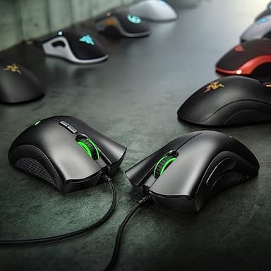 Razer DeathAdder Essential Gaming Mouse: 6400 DPI Optical Sensor - 5 Programmable Buttons - Mechanical Switches - Rubber Side Grips - Classic Black - Image 7