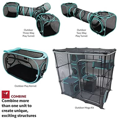 Kitty City Outdoor Catio Furniture and Play Kits for Cats, Outdoor Mega Kit - Image 6