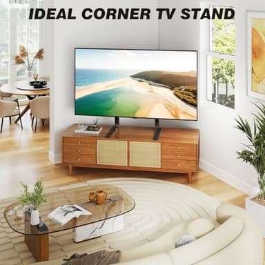5Rcom TV Stand Mount, Universal TV Stand Tabletop for 22 to 65 inch Plasma LCD LED Flat Screen TVs, Strong TV Legs Holds up to 88lbs, Height Adjustable TV Base, Max VESA 800 x 500mm - Image 9