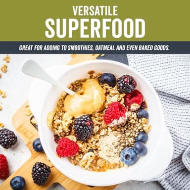 Viva Naturals Organic Maca Powder - Gelatinized Maca Powder Organic, Vegan and Kosher Peruvian Superfood - Certified USDA Organic, Gluten-Free & Non-GMO, 8 oz Resealable Bag - Image 7