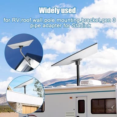 Pftjujudan Mounting Kit for Starlink,Gen 3 Pipe Adapter,V3 Pole Mount,V3 Mount Plate - Image 7