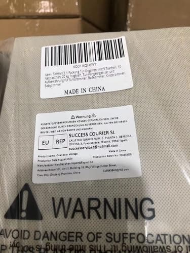 TAHAVICE 2 Pack Over The Door Storage Organizer with 5 Pockets 10 Mesh Pockets, 44 lbs Weight Capacity Door Hanging Organizers and Storage for Bedroom,Bathroom,Nursery,Kidroom,Babyroom - Image 9