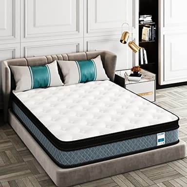 Crystli Queen Mattress, 10 Inch Memory Foam Mattress with Innerspring Hybrid Mattress in a Box Pressure Relief & Supportive Queen Size Mattress 100-Night Trial 10-Year Support - Image 5