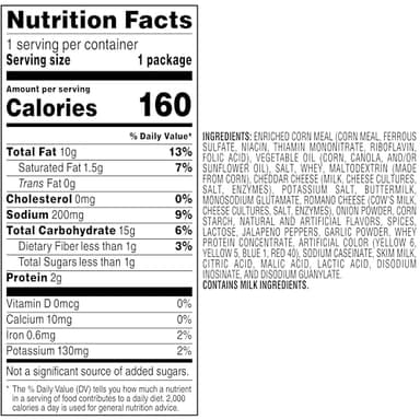 Cheetos Cheese Flavored Snacks, Cheddar Jalapeno Crunchy, 1 Ounce (Pack of 40) - Image 3