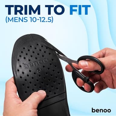 Height Increase Insoles for Mens Shoes (1 to 3" Boost) Adjustable 3 Layer Height Booster Inserts to Make You Instantly Taller, Heel Lifts (Mens 10-12.5) - Image 5