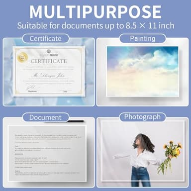 Laminating Sheets, PANDRI 200 Pack Thermal Laminator Pouches Holds 8.5 x 11 Inch, 3 Mil Clear Laminator Paper 9 x 11.5 Inch, Letter Size - Image 7