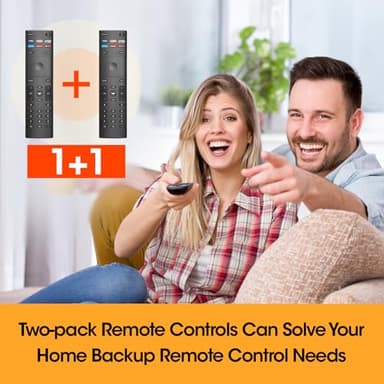 YesBes 2 Pack Replacement Remotes for Hisense TV, Compatible with All Hisense 4K ULED HD UHD Android Smart TVs - Image 7