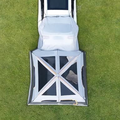 UNP SUV Tent for Camping, 6-Person Car Camping Tents, SUV Tailgate Tent for Outdoor, Easy Set Up with Rainfly 10'x9'x78in(H) (Gray) - Image 6