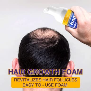 5% Minoxidil Foam for Hair Growth and Thickening - Biotin & Minoxidil Treatment to Stop Thinning & Hair Loss for Men & Women, 2oz - Image 6