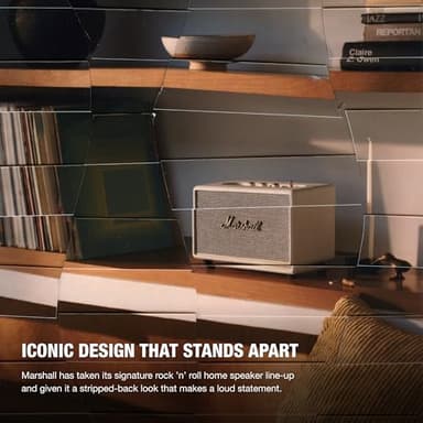 Marshall Acton III Bluetooth Home Speaker - Cream - Image 5