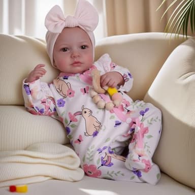 BABESIDE Reborn Baby Dolls - 20-inch Cute Soft Vinyl Realistic Baby Doll Real Life Baby Dolls with Complete Accessories Perfect for Cuddling, Playtime, and Gift Giving - Image 4