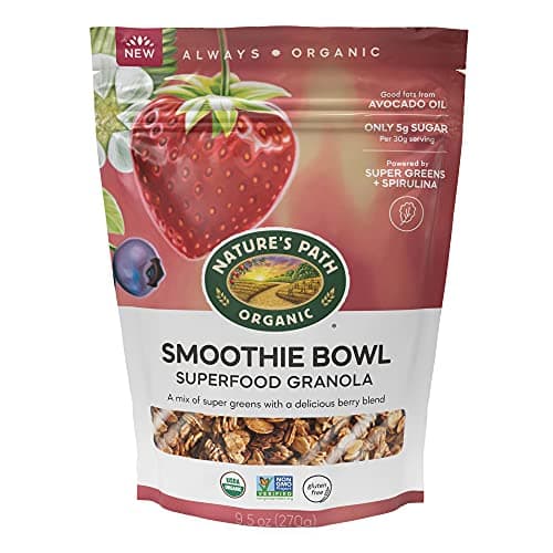 Nature's Path Organic Superfood Smoothie Bowl Granola, 9.5 oz (Pack of 1), Gluten Free, Non-GMO - Image 1