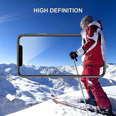SIBEITU 3 Pack Screen Protector for iPhone 12 Pro with 3 Pack Camera Lens Tempered Glass Protector, 6.1 Inch HD Clear 9H Glass Film Hardness, Scratch Resistent, No Air Bubbles - Image 4