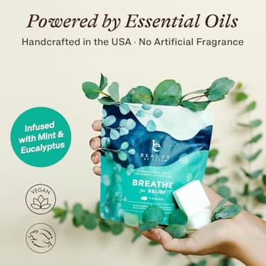 Shower Steamers Aromatherapy - USA Made with Natural Ingredients & Eucalyptus Essential Oil, Large Shower Bombs, Relaxation Spa Gifts for Women & Men, Unique Self Care Gifts - Image 2
