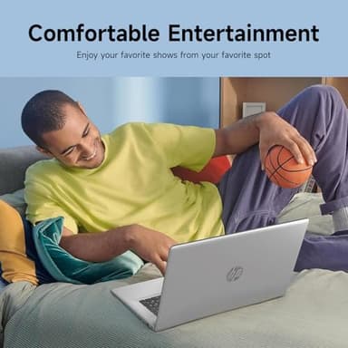 HP High-Performance 17.3" Laptop, 17.3" HD+ Touchscreen, 8-Cores Intel i3-N305, 32GB RAM, 128GB eMMC + 1TB PCIe SSD, Webcam, HDMI, Numeric Keypad, Wi-Fi 6, Windows 11 Pro, Silver - Image 5