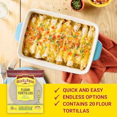 Old El Paso 6" Flour Tortilla, 20 ct (Pack of 6) - Image 4
