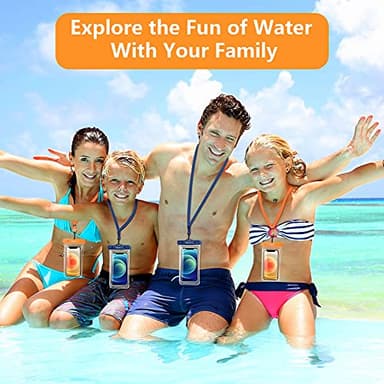 Rynapac Waterproof Phone Pouch Bag - 7.5in Water Proof Cell Phone Case for Beach Travel Must Haves, IPX8 Dry Bag with Lanyard for iPhone 16 15 Pro Max Galaxy S25 S24 Ultra, Cruise Ship Essentials 2025 - Image 6