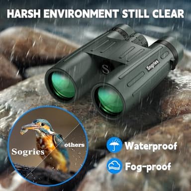 14x45 Binoculars for Adults High Powered,HD Binoculars for Bird Watching,Hunting,with Aluminum Alloy Phone Adapter,Tripod,Waterproof & Fog Proof,Large View for Travel,Hiking,Concert - Image 5