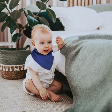 Baby Bandana Drool Bibs for Boys Girls,Super Absorbent Triangle Baby Bibs for Drooling and Teething,100% Cotton Soft for Infant,Newborn 12Pack - Image 7