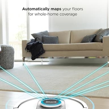 Shark AI Ultra Voice Control Robot Vacuum with Matrix Clean Navigation, Home Mapping, 60-Day Capacity, XL Self-Empty Base for Homes with Pets, Carpet & Hard Floors, Cool Grey - Image 7