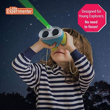 Night Vision Binoculars for Kids & Toddlers, Birthday Gift Ideas, Outdoor Exploration Toys, Binocular + Flash Light & Face Comfort Rubber, Educational STEM Gifts for Boys & Girls Ages 3 4 5 6 Year Old - Image 4