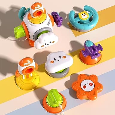 Montessori Sensory Toys for Toddlers 1-3 - Travel Activities Busy Board Cube - Baby Gifts for 6 9 12 18 Months 1 2 One Year Old Infant Boys Girls - Airplane Plane Car Travel Toys Educational Learning - Image 3