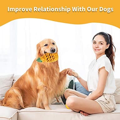 LPHSNR Pineapple Dog Toys for Large Dogs Puppy, Dog Chew Toys for Small Medium Dogs to Keep Them Busy, Interactive Dog Toys Tough Dog Puzzle Toys Treat Dispensing Durable Dog Dental Chew - Image 6