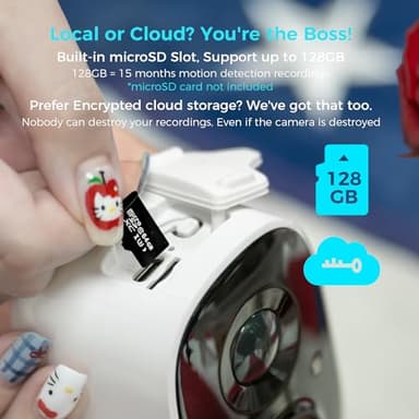 Sovmiku 2CG6 Solar Security Camera Wireless Outdoor,Battery Powered,Easy to Setup,PIR Motion Detection,Two Way Audio, Audible Flashlight Siren,2.4GHz Wi-Fi Color Night Vision, 180 Days Exchange Policy - Image 3