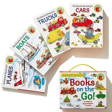 Richard Scarry's Books on the Go: 4 Board Books - Image 3