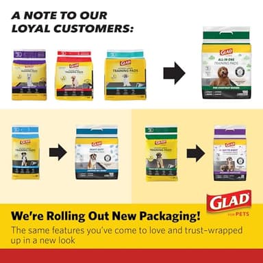 Glad for Pets Black Charcoal Puppy Pads, 23"x23" Disposable Pee Pad That Absorbs & Neutralizes Urine Instantly, Activated Carbon Training Pads For Dogs - 100 Count - Image 8