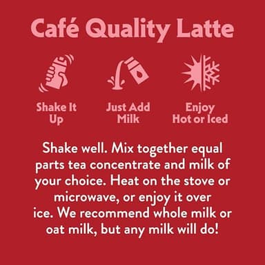 STASH Double Spice Chai Latte - Dairy Free Plant Based Tea Concentrate - Caffeinated - 32 fl oz, 5 Servings (Pack of 6) - Image 5