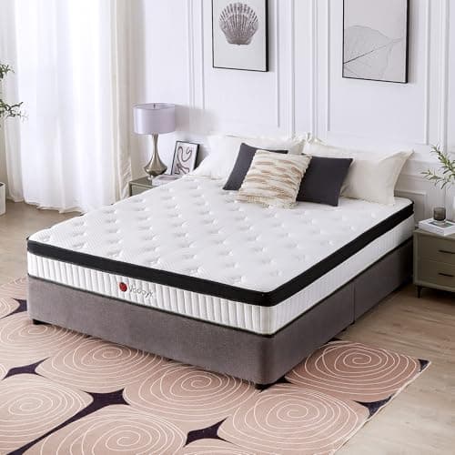 Vaobyk Full Size Mattress, 10 Inch Memory Foam Hybrid Mattress in a Box with Pocket Springs, Pressure Relief & Motion Isolation, CertiPUR-US Certified - Image 1