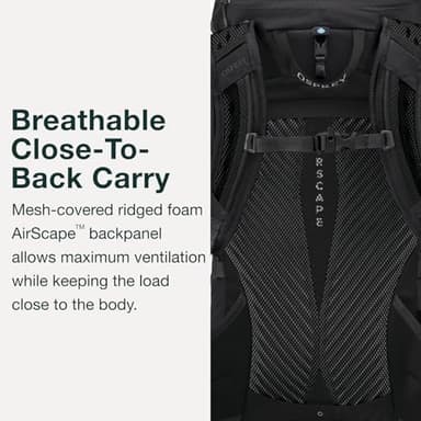 Osprey Sportlite 30L Lightweight Hiking Backpack for Men and Women, Dark Charcoal Grey, S/M - Image 4