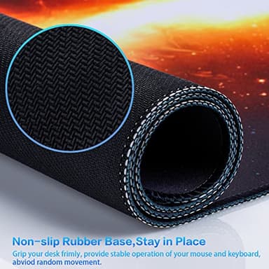 Canjoy Gaming Mouse Pad, Large Extended Mouse Pad Big Computer Mousepad for Home Office Gaming Work 31.5x15.7inch - Image 5