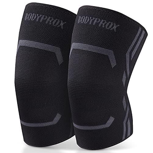 Knee Compression Sleeve for Men and Women (2 Pack), Knee Support Brace for Running and Work out (Medium) - Image 1